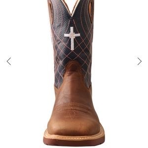 Twisted X Mens Leather Work Boots